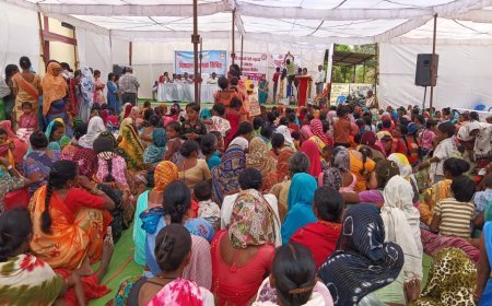 बोरई में बेटी बचाओ-बेटी पढ़ाओ व स्वास्थ्य शिविर आयोजित, महिलाओं और बच्चों को मिला लाभ