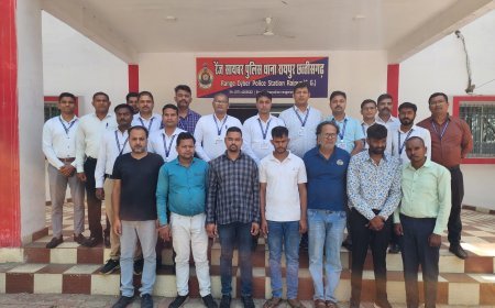 ऑपरेशन साइबर शील्ड: रायपुर रेंज पुलिस ने फर्जी सिम गिरोह का भंडाफोड़, 7 आरोपी गिरफ्तार
