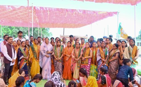 ग्राम बतरा में भाजपा की बड़ी सेंध: पूर्व कांग्रेस विधायक के गांव में 31 लोगों ने थामा कमल का दामन