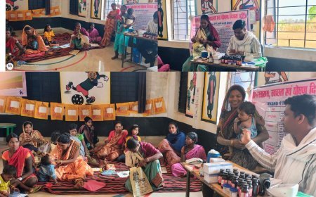 बोड़ला में स्वास्थ्य एवं पोषण दिवस का आयोजन, विश्व स्वास्थ्य दिवस पर ग्रामीणों को मिली जागरूकता और सेवाएं