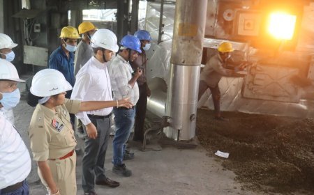 महासमुंद पुलिस ने 5 करोड़ से अधिक कीमत के गांजे का किया नष्टीकरण