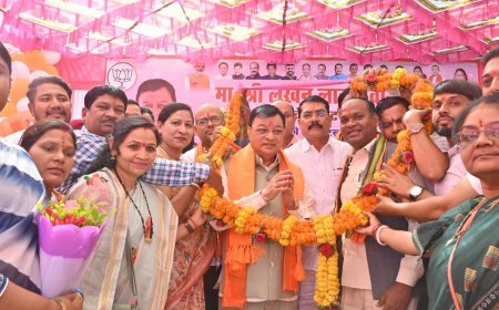 कोरबा में मंत्री लखन लाल देवांगन का जन्मदिन उत्साह के साथ मनाया गया, कार्यकर्ताओं और नागरिकों का उमड़ा जनसैलाब