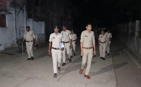 राजनांदगांव में पुलिस की सख्ती—असामाजिक तत्वों पर कसा शिकंजा, कॉम्बिंग गश्त से मचा हड़कंप