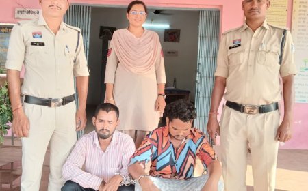 सुरगी पुलिस की तेज कार्रवाई – किसानों के खेतों में चोरी करने वाले गिरोह का पर्दाफाश