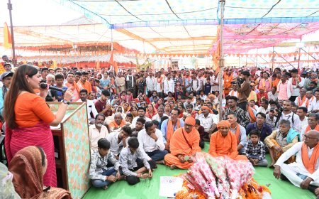 जानकीवन धाम में शिव मंदिर प्राण प्रतिष्ठा संपन्न, मंत्री राजेश अग्रवाल और विधायक भावना बोहरा ने की पूजा