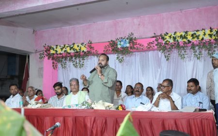 ग्राम आंदू में कर्मा जयंती महोत्सव के साथ विकास कार्यों का भूमिपूजन, विधायक दीपेश साहू हुए शामिल