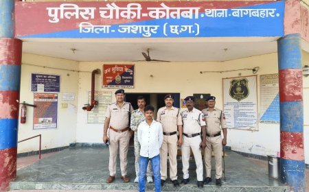 ऑपरेशन “आघात” में बड़ी सफलता: जशपुर पुलिस ने नशीली कफ सिरप सप्लायर को उड़ीसा से किया गिरफ्तार