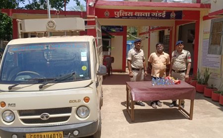 गंडई पुलिस की बड़ी कार्रवाई: अवैध शराब के साथ आरोपी गिरफ्तार, वाहन समेत लाखों की जप्ती