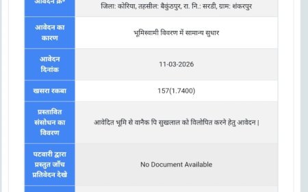 कोरिया में जमीन विवाद: ‘वंश वृक्ष’ में कथित हेरफेर और रजिस्ट्री पर उठे सवाल