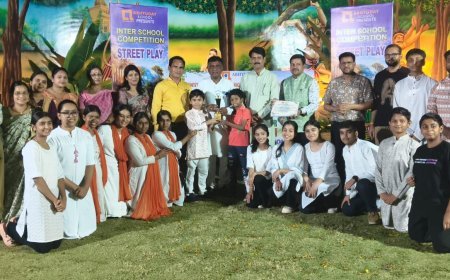 अंतर्विद्यालयीन नुक्कड़ नाटक प्रतियोगिता में गुरुकुल पब्लिक स्कूल अव्वल, सोशल मीडिया पर दिया जागरूकता का संदेश