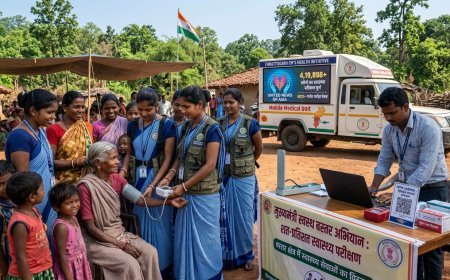 मुख्यमंत्री स्वस्थ बस्तर अभियान: 4.19 लाख जांच, 4272 मरीजों को मिला विशेषज्ञ उपचार