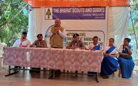 गुजरात शिविर में बालोद के रोवर-रेंजरों का उत्कृष्ट प्रदर्शन, छत्तीसगढ़ का बढ़ाया मान