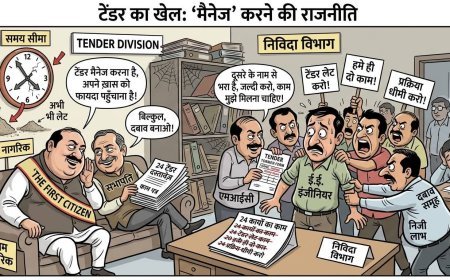 नगर निगम में ‘टेंडर सेटिंग’ के आरोप: विकास कार्यों की रफ्तार पर उठे सवाल