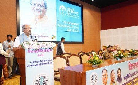 पशुधन संरक्षण से ही सुरक्षित होगा मानव स्वास्थ्य: सांसद बृजमोहन अग्रवाल