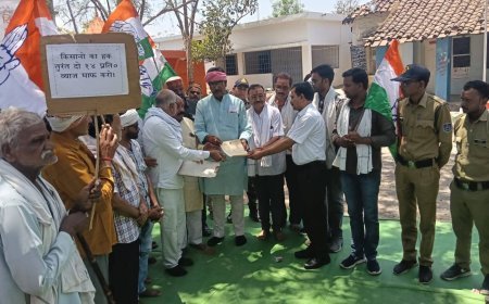 केसली में जनसमस्याओं को लेकर धरना: पूर्व मंत्री ने सौंपा ज्ञापन, किसानों के मुद्दों पर आंदोलन की चेतावनी