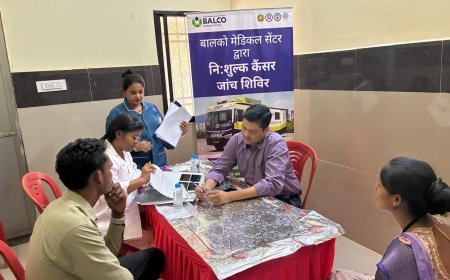 कवर्धा में निःशुल्क कैंसर जांच शिविर: 25 मरीजों की हुई जांच, 5 संभावित मरीज चिन्हित