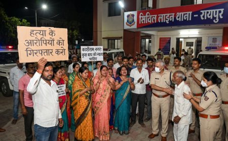 रायपुर में नाबालिग की चाकू मारकर हत्या, आक्रोशित परिजनों ने थाने का किया घेराव