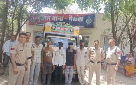 भैरुंदा में गो तस्करी का भंडाफोड़: बजरंग दल कार्यकर्ताओं और पुलिस की संयुक्त कार्रवाई में 5 आरोपी गिरफ्तार