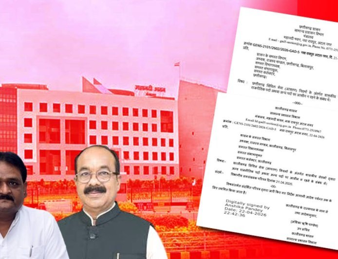 सरकारी कर्मचारियों की राजनीतिक सदस्यता पर यू-टर्न: कांग्रेस का हमला, डिप्टी सीएम अरुण साव का पलटवार