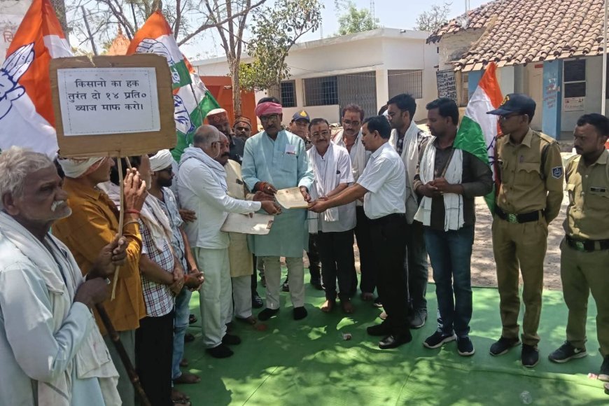 केसली में जनसमस्याओं को लेकर धरना: पूर्व मंत्री ने सौंपा ज्ञापन, किसानों के मुद्दों पर आंदोलन की चेतावनी