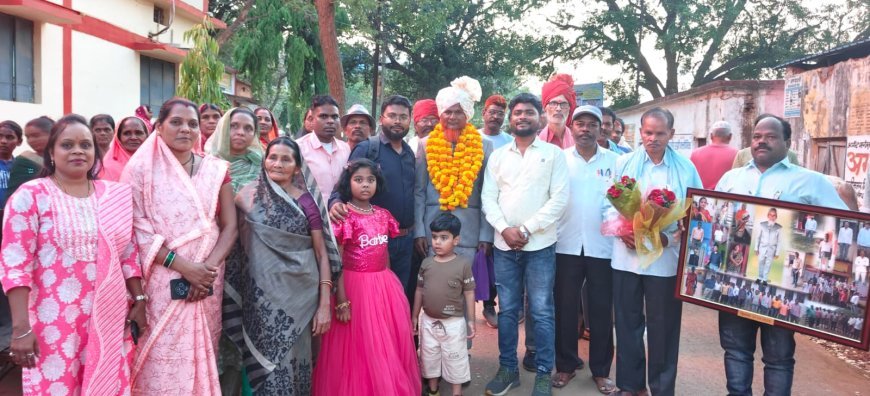 अंबागढ़ चौकी में सहायक राजस्व निरीक्षक जलील रब्बानी को भावभीनी विदाई, 40 वर्षों की सेवा को किया गया नमन