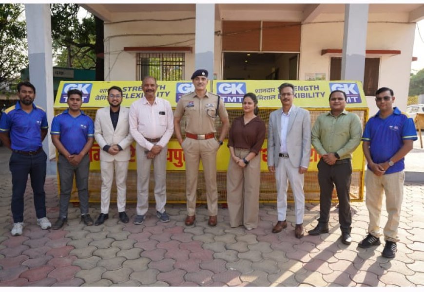 जीके टीएमटी की CSR पहल से रायपुर में सड़क सुरक्षा को मिला नया बल