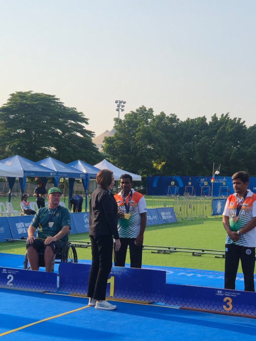 छत्तीसगढ़ के तीरंदाज तोमन कुमार ने बैंकॉक पैरा आर्चरी सीरीज 2026 में जीते 3 गोल्ड मेडल