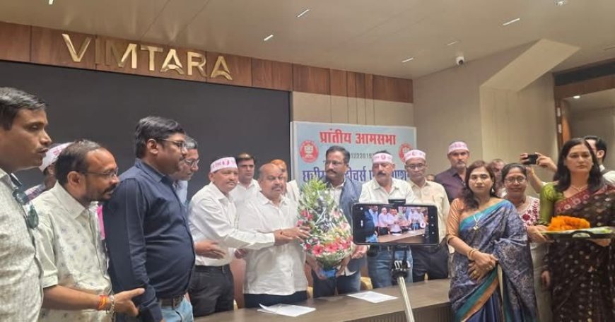 शिक्षक राष्ट्र निर्माण के आधार: रायपुर में आमसभा में विधायक पुरन्दर मिश्रा का प्रेरक संबोधन