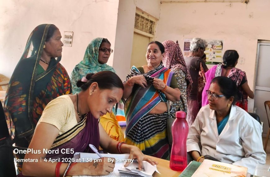 100 दिवसीय टीबी मुक्त भारत अभियान: बेमेतरा में अत्याधुनिक एक्स-रे से 149 उच्च जोखिम लोगों की स्क्रीनिंग