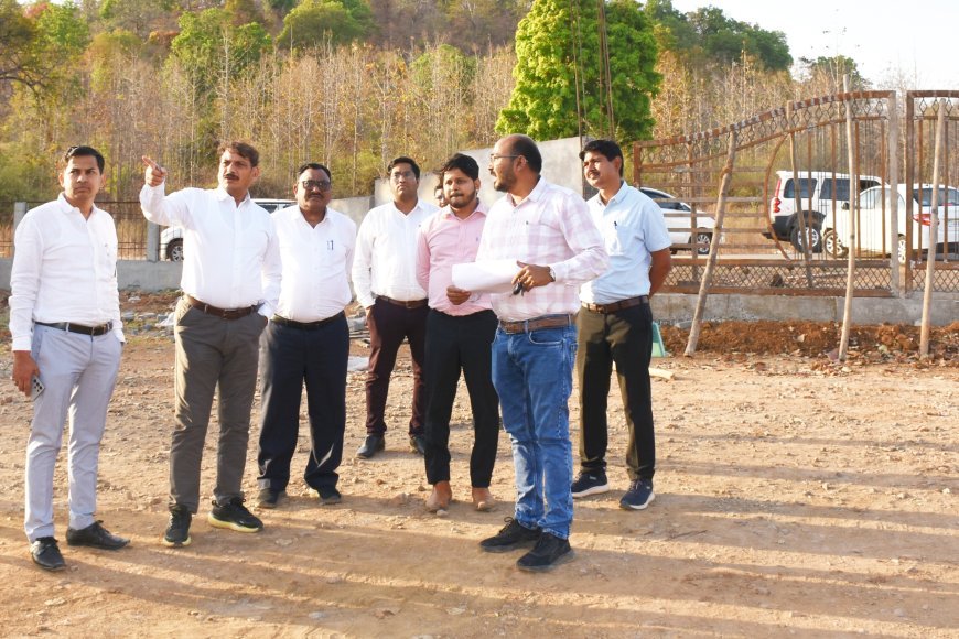 कलेक्टर गोपाल वर्मा ने पचराही में निर्माणाधीन गौधाम का किया निरीक्षण, गुणवत्ता और समय-सीमा पर दिया जोर