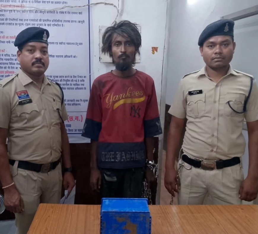 बलौदाबाजार में कार बैटरी चोरी का खुलासा, आरोपी गिरफ्तार