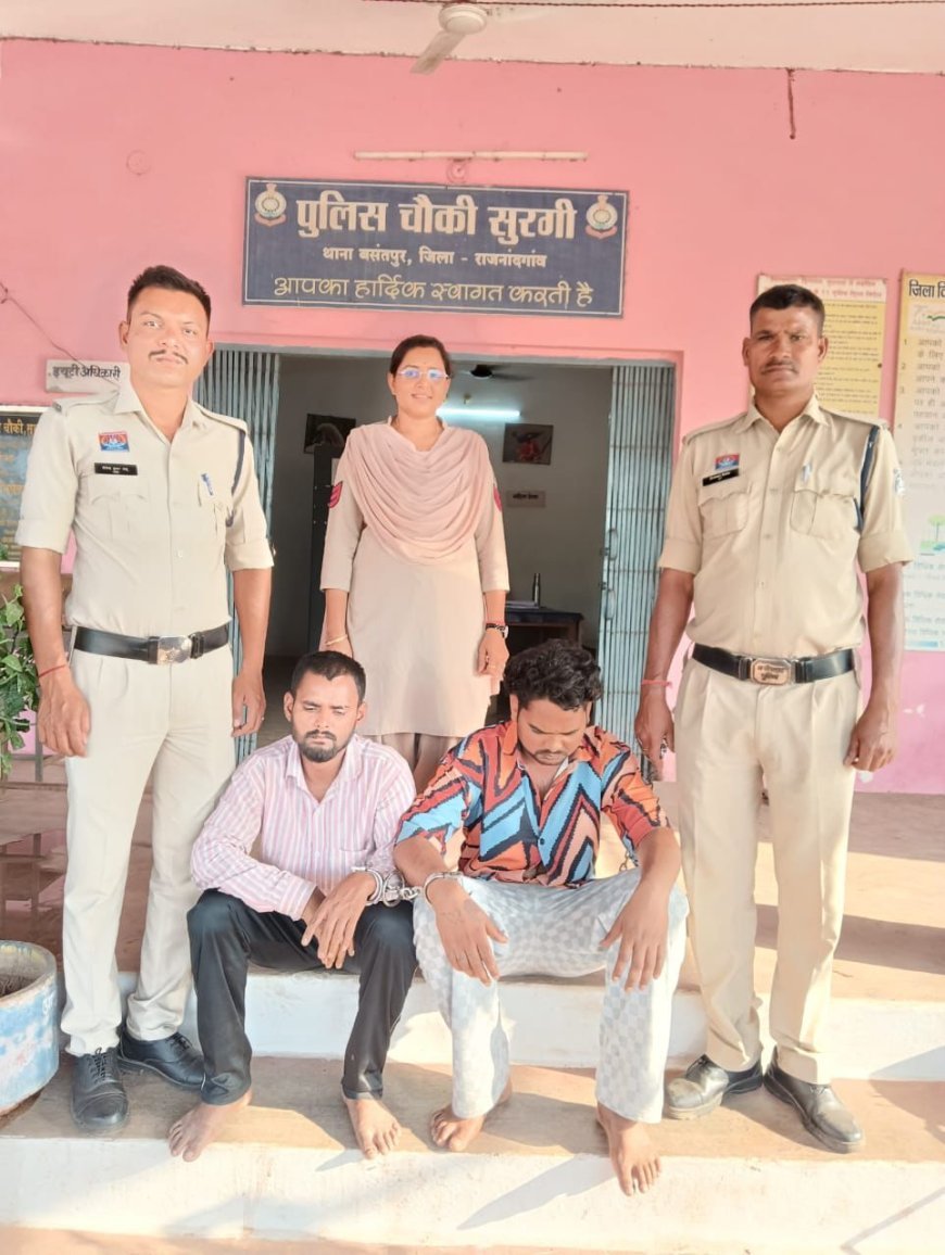 सुरगी पुलिस की तेज कार्रवाई – किसानों के खेतों में चोरी करने वाले गिरोह का पर्दाफाश
