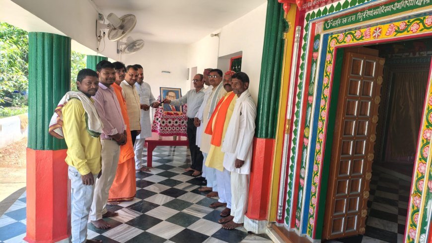 चितरंगी में डॉ. भीमराव अंबेडकर जयंती हर्षोल्लास से मनाई गई, कार्यकर्ताओं ने लिया संकल्प