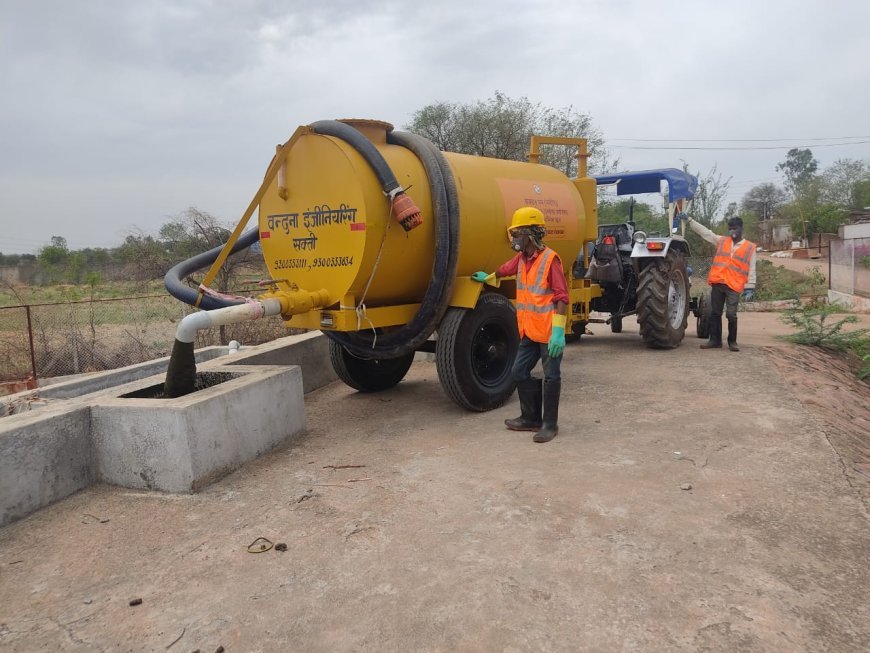 दुर्ग जिले में फिकल स्लज ट्रीटमेंट प्लांट से सफाई व्यवस्था मजबूत, सेप्टिक टैंक सफाई के लिए नई सुविधा शुरू