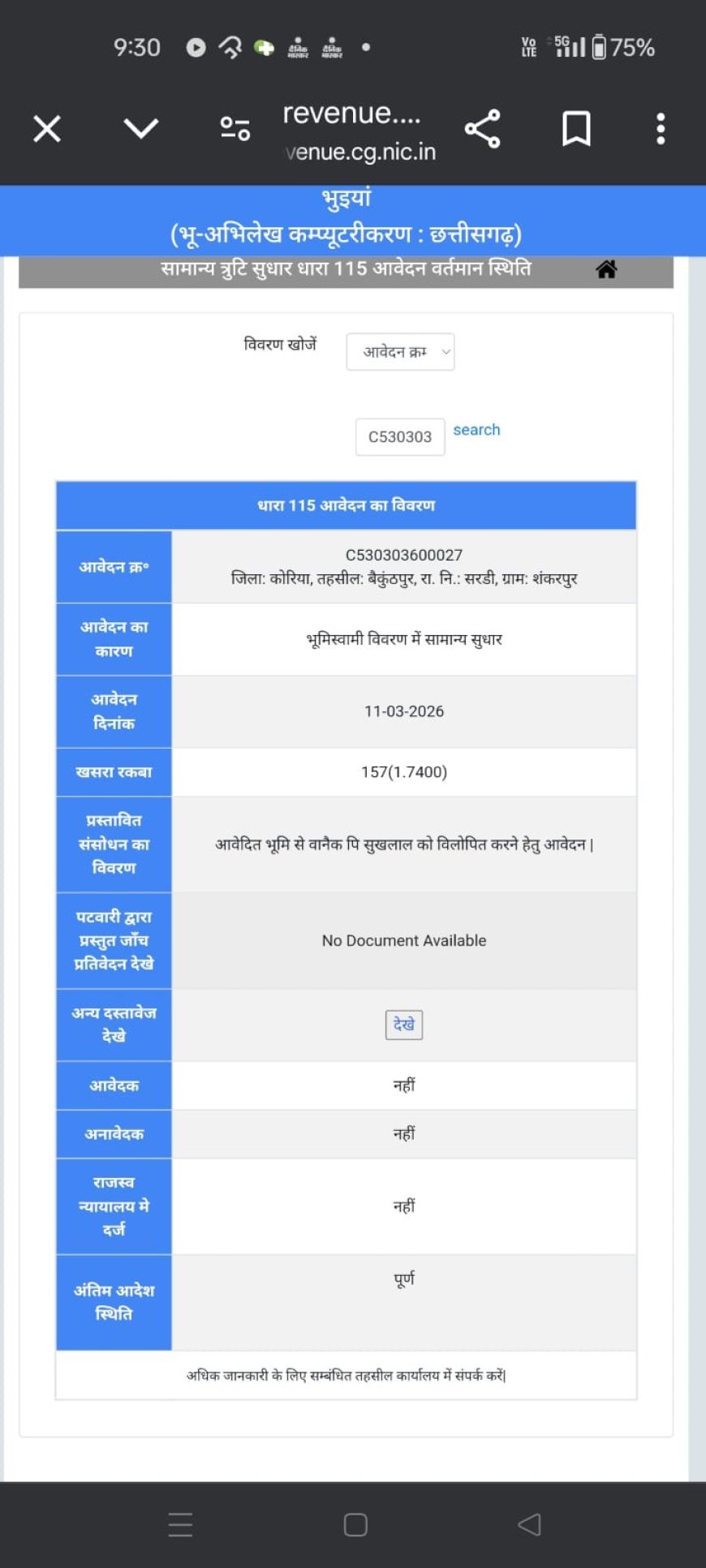 कोरिया में जमीन विवाद: ‘वंश वृक्ष’ में कथित हेरफेर और रजिस्ट्री पर उठे सवाल