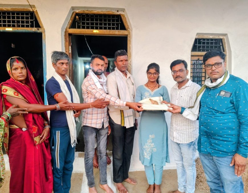 अमरवाड़ा की बेटी कुमकुम अहिरवार ने प्रदेश में पाया तीसरा स्थान, भारतीय किसान संघ ने किया सम्मान