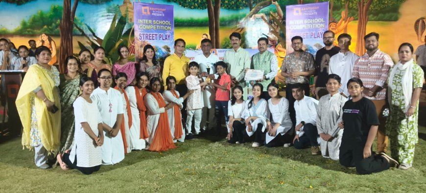 अंतर्विद्यालयीन नुक्कड़ नाटक प्रतियोगिता में गुरुकुल पब्लिक स्कूल अव्वल, सोशल मीडिया पर दिया जागरूकता का संदेश