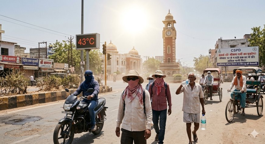 छत्तीसगढ़ में भीषण गर्मी का कहर: 5 दिनों तक ग्रीष्म लहर का अलर्ट, राजधानी में रातें भी रहेंगी तपती