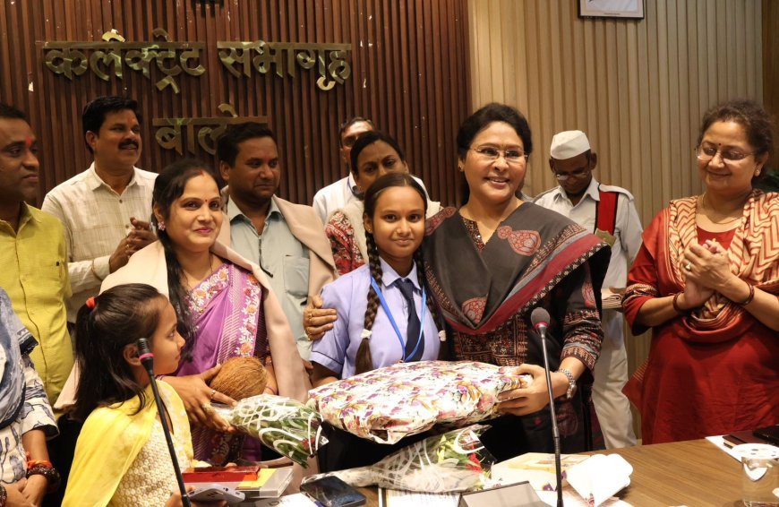 इसरो यंग साइंटिस्ट प्रोग्राम में चयनित हिमांशी साहू का सम्मान, बालोद का बढ़ाया मान