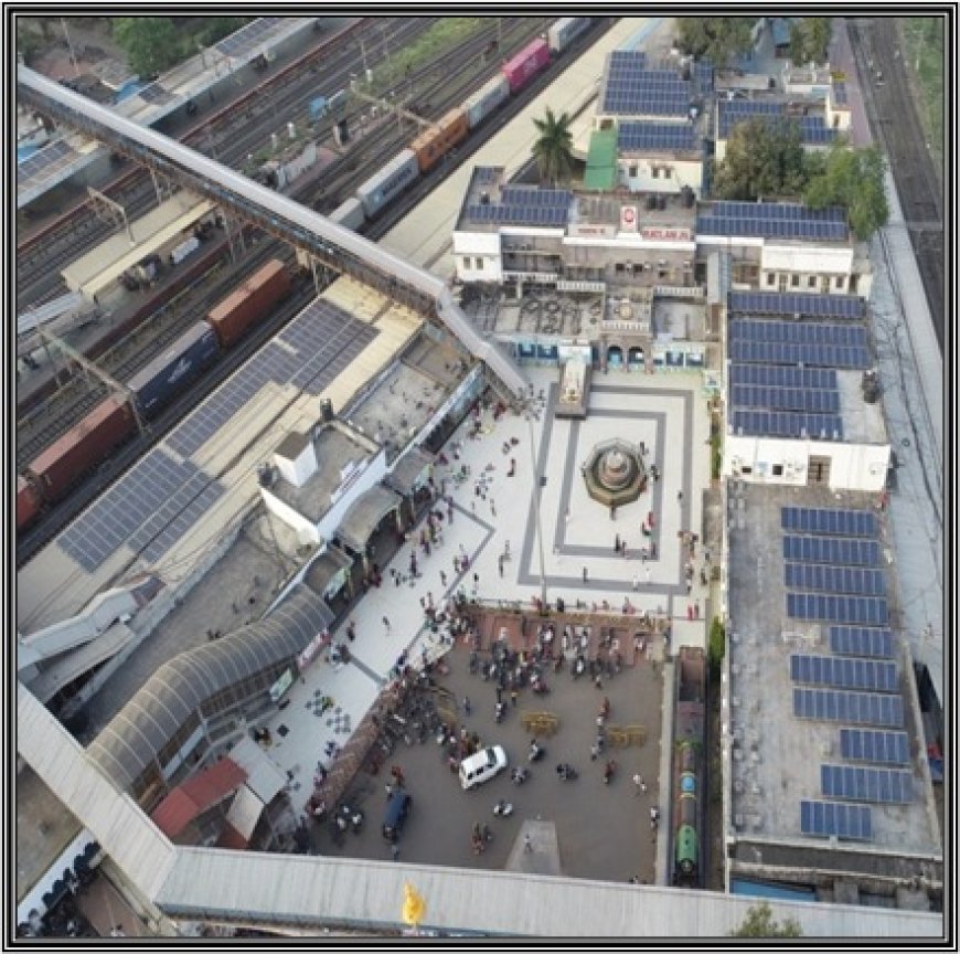 रतलाम मंडल हरित ऊर्जा की ओर अग्रसर, सौर ऊर्जा से करोड़ों की बचत