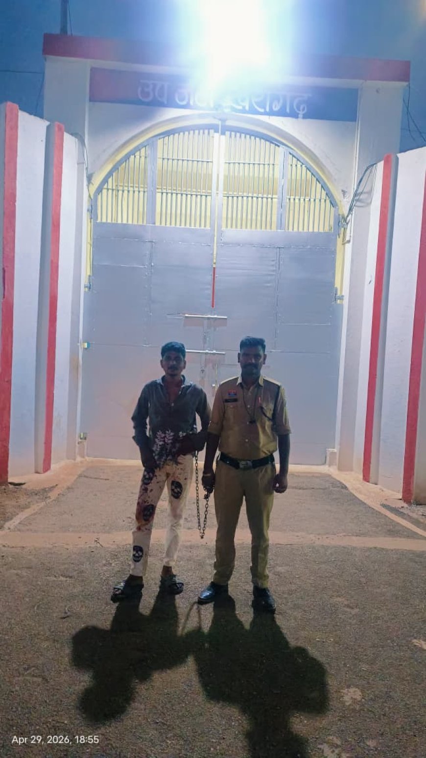 नशे में उपद्रव और तोड़फोड़: खैरागढ़ पुलिस की त्वरित कार्रवाई, आरोपी जेल भेजा गया