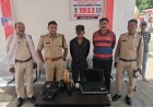 चरचा पुलिस की बड़ी कामयाबी: क्वार्टर चोरी का खुलासा, ₹92 हजार का सामान बरामद, आरोपी गिरफ्तार