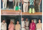 धमतरी में अवैध शराब कारोबार पर पुलिस का बड़ा एक्शन, 4 जगहों पर रेड, 4 आरोपी गिरफ्तार