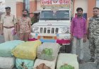 महासमुंद में बड़ी कार्रवाई: 1.14 करोड़ का गांजा जब्त, महाराष्ट्र के दो तस्कर गिरफ्तार