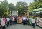 श्री रामलला दर्शन योजना के तहत रायगढ़ से 112 श्रद्धालुओं का जत्था अयोध्या रवाना