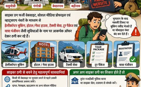 चारधाम यात्रा के नाम पर साइबर ठगी का खतरा बढ़ा, रतलाम पुलिस ने जारी की एडवाइजरी