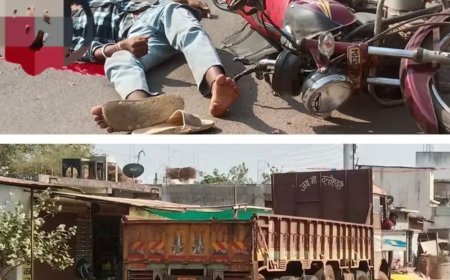 गुंडरदेही में दर्दनाक सड़क हादसा, 16 वर्षीय किशोर की मौके पर मौत