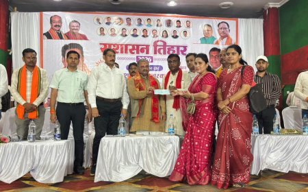 कवर्धा में जनसमस्या निवारण शिविर: सांसद संतोष पांडेय बोले—डबल इंजन सरकार हर समस्या का करेगी समाधान