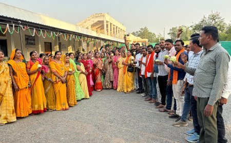 कवर्धा विधायक कार्यालय में भाजपा की जीत का जश्न, रश्मि विजय शर्मा ने कार्यकर्ताओं संग मनाई खुशियां