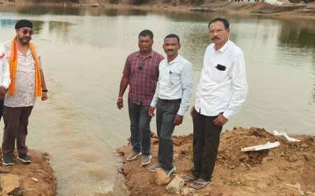 नगरी में जनसेवा का संकल्प: सूखे तालाबों में फिर लौटी जिंदगी, इरिगेशन नाली से भरा गुढ़ियारी तालाब